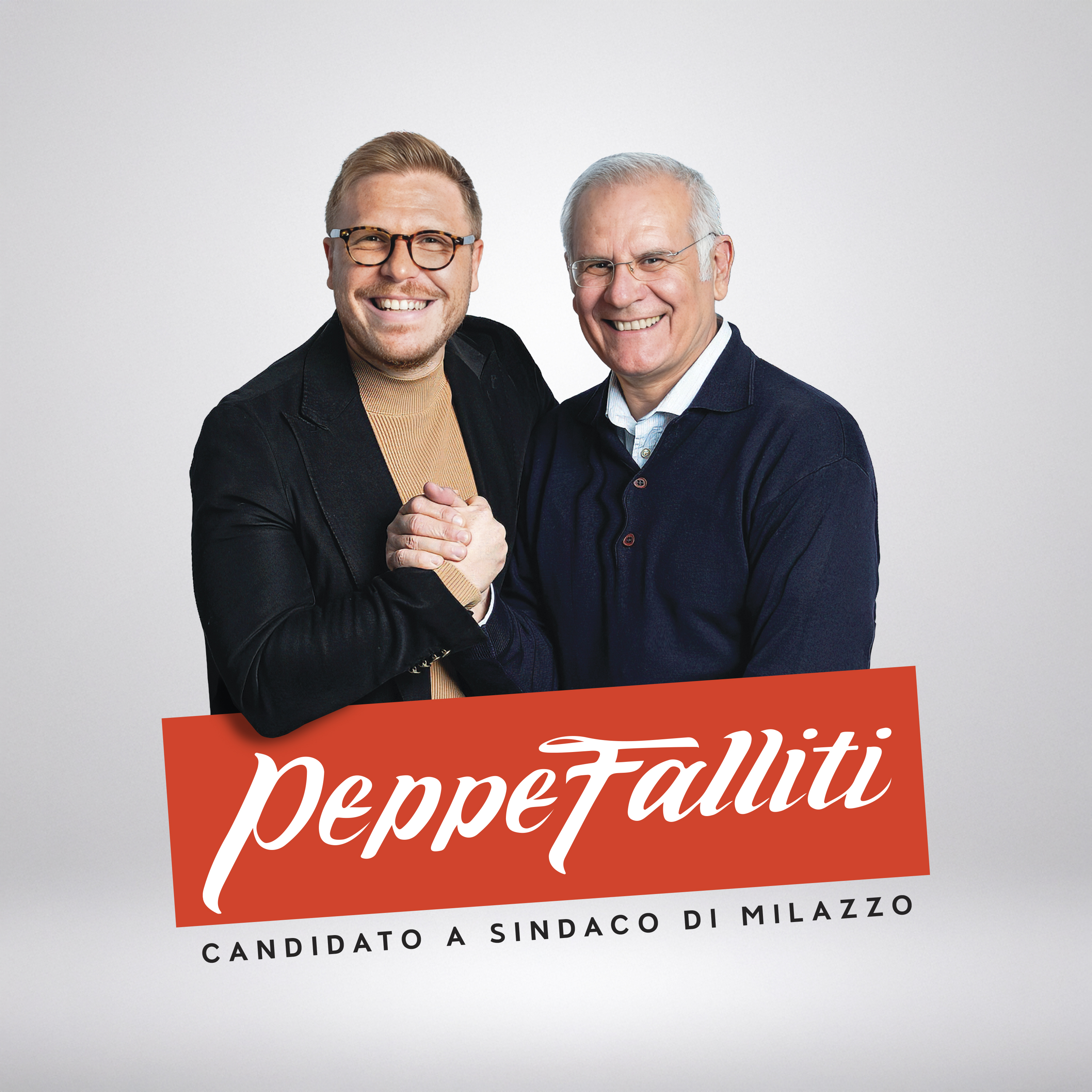 Peppe Falliti con Ismaele La Vardera